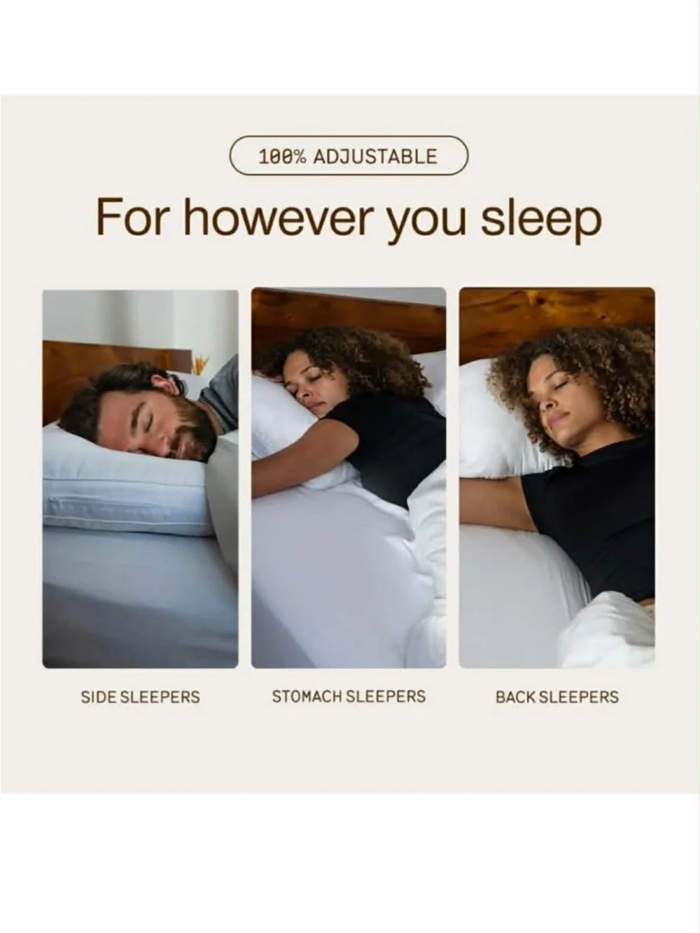 Essence Adjustable White Down-Alternative Pillow - 2 Pack
